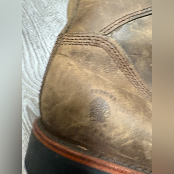 Chippewa Brown Leather Men's Boots - Picture 4 of 10